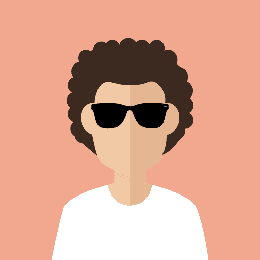 Male ( Curly Hair ) Cartoon Graphics Placeholder