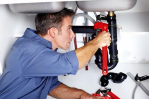 plumber repair the kitchen sink