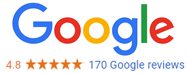 The Google logo, demonstrating Hoffman Realty's excellent Tampa leasing service reviews