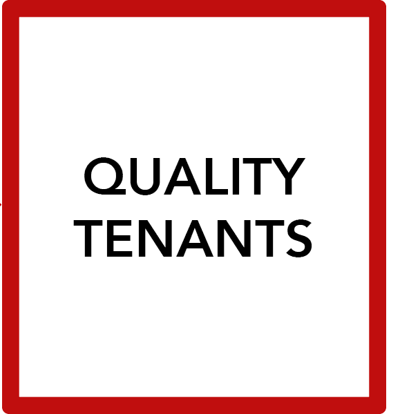 Quality Tenants Quality Tenants small inside a box with red border line