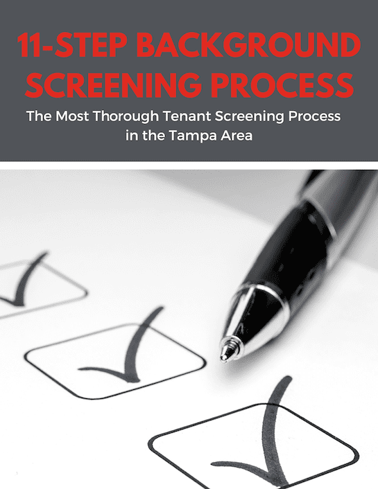 11 Step Bacground Screening Process Banner